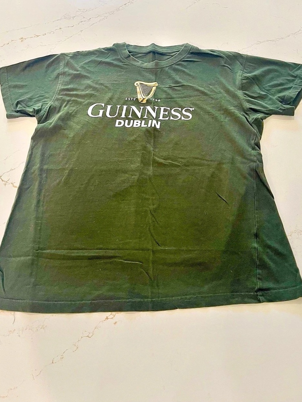 Guinness Dublin Green Cotton Short Sleeve Tee